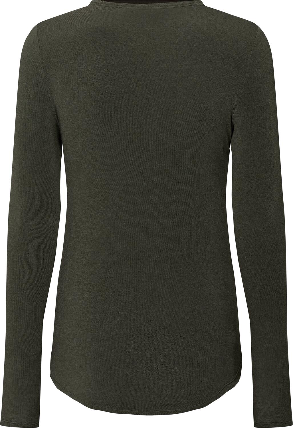 Thyra Wool langærmet t-shirt - Beluga
